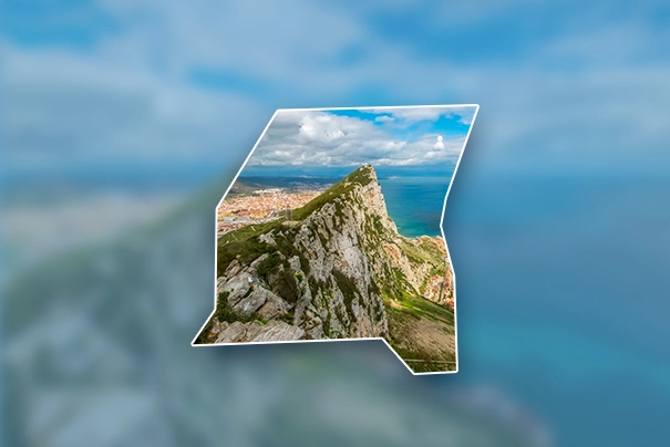 Scenic cliff and coastal view representing medical service reach in Gibraltar, MI.